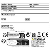 Alien Template GPSR Regulation Label AliExpress Can Edit temu triman Odai English Earth Generation E