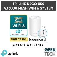 TP-Link Deco X50 AX3000 Dual Band Whole Home WiFi 6 Gateway Mesh WiFi System