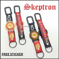 ALPHA KAPPA RHO AKP AKRHO Skeptron Key Holder Keyholder Car Motorcycle Keychain Sold per piece