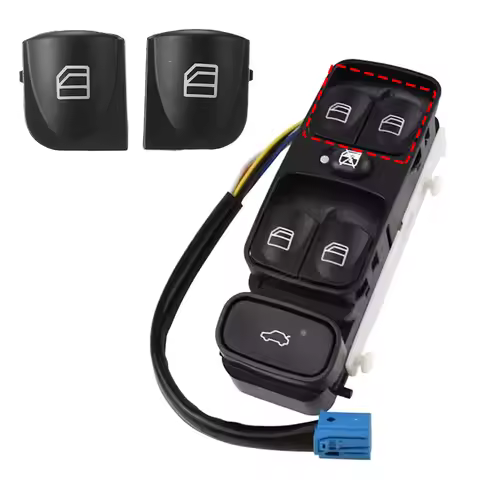 2Pcs Window Switch Cover Accessories New For Mercedes W203 C-CLASS Power Window Button Switch Consol