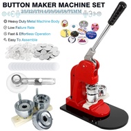 25MM-75MM Button Maker Machine Manual Button Pin Badge Press Maker Household DIY Badges Machine Kit