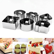 Stainless Steel Mousse Cake Ring Mold DIY Bakeware Tools