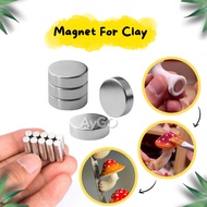Magnet For Clay / Strong Neodymium Magnet / Round Craft Magnet