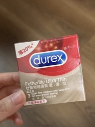 杜蕾斯超薄裝安全套 3片 durex condom fetherlite 3 pcs