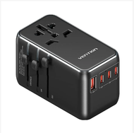 Vention Universal Travel Adaptor USB Type C A PD Fast Charging 20W 65W