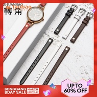 Application Fossil Watch Strap Female Fossil Genuine Leather Watch Hand Strap Fossil ES4119 ES4000 U-Shaped Mouth 8 Mm