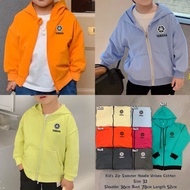 kid’s zip sweater hoodie unisex / baju budak hoodies jacket borong murah