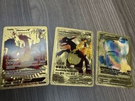 Gold Charizard V, Charizard VMAX, Blastoise VMAX Pokemon Cards (Fan-art)