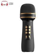 LSM WS898 Wireless Karaoke Microphone Bluetooth-compatible Portable Handheld Condenser Karaoke Mic Singing Machine For