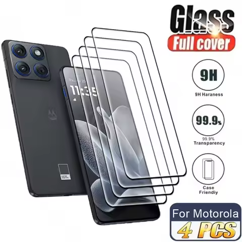 4 PCS Tempered Glass For Motorola Edge 70 Glass Protective Film Motorola Edge 70 Full Cover Screen P