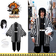 Demon Slayer Iguro Obanai Cosplay Halloween Costume Strange Man Kimono