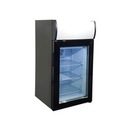 50L Small Commercial Ice Cream Vertical Freezer/Refrigerator desktop food freezing display freezer