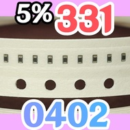 10pcs Chip resistor smd 331 330R 5% size 0402 1005 330ohm 330 ohm