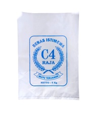 PLASTIK BERAS C4 MUTU // DELANGGU 5KG (ISI 50LEMBAR)