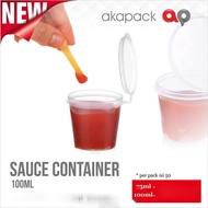 Sauce Cup | Sauce container 150ml | 150ml sauce container with lid