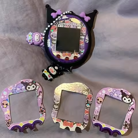 New Sanrio Tamagotchi Uni Faceplate Silicone Protective Film Kawaii Sticker Cute Hellokitty Tamagotc