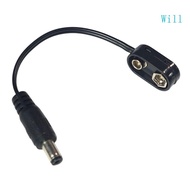 Will Guitar Effect Pedal Cable Adapter 9V  Clip Converter Cable DCJack Plug