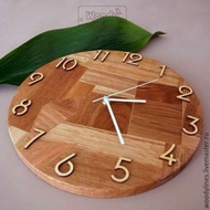 Teak wood wall clock/unique wall clock/wall clock