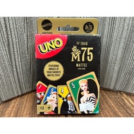 [Board Game Servant] UNO mattel 75th Anniversary Commemorative Card Physical Store Uno.uno.f Family 