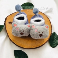 Baby Socks - Petite Story - Furry Socks Grey