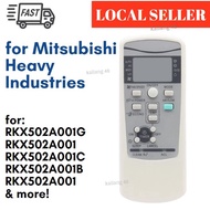 Mitsubishi Heavy Industries Aircon Remote Control Controller RKX502A001 RKX502A001B RKX502A001B  RKX502A001C