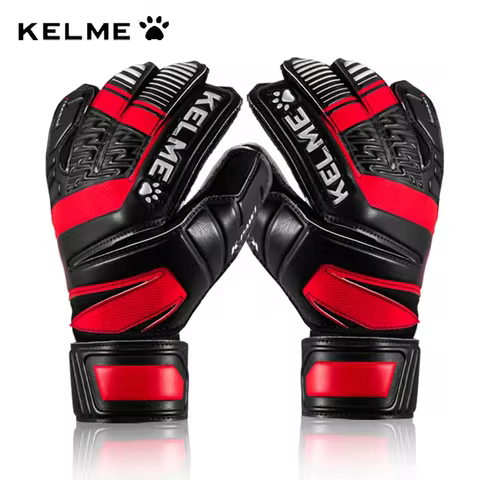 KELME Goalkeeper Gloves Man non-slip Removable fingers Futsal Football Training Gloves Professional 