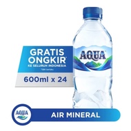 Aqua Air Mineral 1 Dus kemasan 600 ml x 24 botol