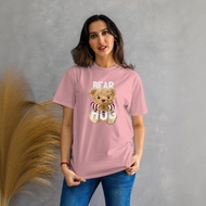 Hug BEAR Baju T-Shirt Unisex  Cotton Kemeja-T Wanita Lelaki  TShirt Men Women Plus Size S-5XL B07