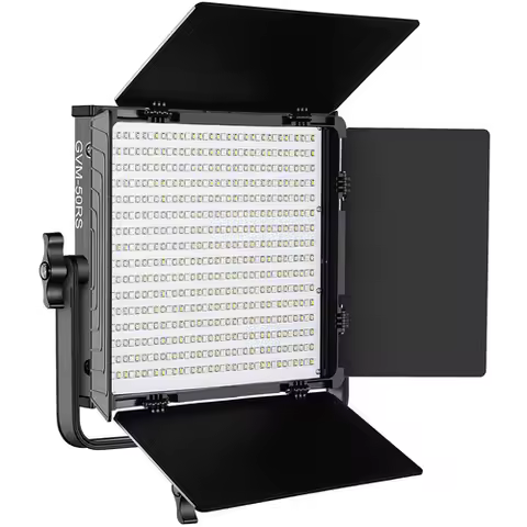 GVM GVM-50RS 50W Bi-color and RGB Studio Light for Photography Led Panel Light Right Lighting Photos