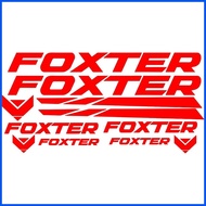 ♂ ♧ FOXTER Mountain Bike cut-out Vinyl Sticker Decal for and Road Cycling