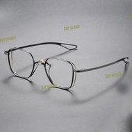 純鈦眼鏡框新款個性日系潮流設計師手工dita同款鈦時尚眼鏡架124