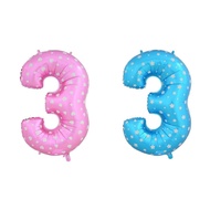 Number 3 Foil Balloon