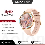Aolon Lily R2 Smart Watch 41mm Bluetooth Call Custom Watch Face 150+ Sport Mode Women Smartwatch Rea