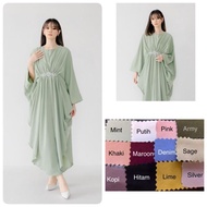 KAFTAN KYOTO SILK PREMIUM TALI DALAM + RESLETING DEPAN BUSUI