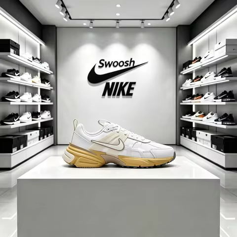 Nike V2K Run GORE-TEX Sports Comfort Breathable Low-Top Casual Short-Run Shoes Women's White FZ2622-