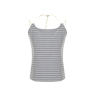 เสื้อกั๊กแขนกุดลายทาง Age of Ascent ผ้าไหมลินินสีบล็อก สายรัดคอตั้งได้ สายรัดไหล่ ป้องกันหน้าอก แขนก