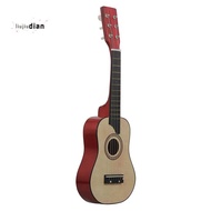 Gitar Akustik Basswood 25 Inci 6 Tali Gitar Mini Kecil dengan Pick Gitar untuk Kanak-Kanak Hadiah Pe