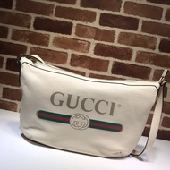 Gucci gucci Men's Bag Bag gucci Bag Men's Bag gucci/gucci/Printed Half-Moon Round Sole Bag 523588 1O