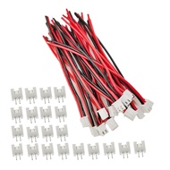 20/10/5Sets JST-XH 2.54mm Pitch 1S 2 Pin Connector Male Female Plug Socket RC Lipo Battery Balancer 