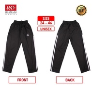 HITAM Hasmadi DESIGN 9199 TRACK Pants/UNISEX TRACK Pants/Black Sports Pants