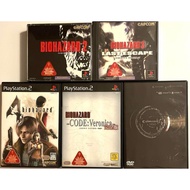PS1 PS2 Game Resident Evil BIO HAZARD 2 3 4 Code: Veronica & DVD Movie 5pc Set NTSC-J Direct form Ja