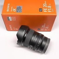 剛買幾天 保固中 Sony 20mm f1.8 G SEL20F18G Sony FE 20 1.8 大光圈 廣角 鏡頭