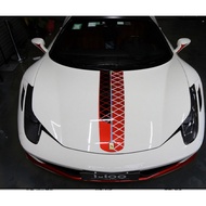 Ferrari 458 Car Sticker Latte Ferrari 599GTO f60 FF Palamela Hood Sticker