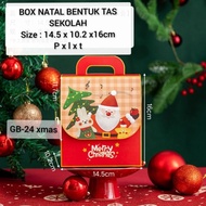 kardus jinjing hampers natal dus natal gift box natal 14,5x10,2x16 cm 