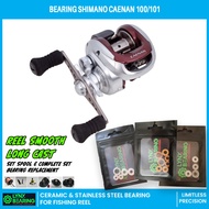 Lynx Bearing Shimano Caenan 100/101 | Stainless / Hybrid Ceramic  Full Ceramic Fishing Reel Bearings