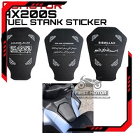 FUEL TANK STICKER QJMOTOR AX200S AX 200 S AX 200S FUEL TANK STICKER ACCESSORIES ACCESSORY MODIFIED M