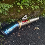 High Quality Daeng sai4 Exhaust pipe Muffler for motorcycle 51mm inlet canister / daeng pipe / daeng