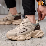 Fashion Men Steel Toe Shoes Lightweight Safety Sneakers Puncture Resistant Work Boots Industrial Ant