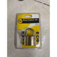 YALE BRASS PADLOCK 40mm