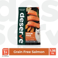 [1.35 Kg.] DESERVE อาหารเม็ดสำหรับสุนัข Holistic Grain Free แพ้ไก่ทานได้ ลดคราบน้ำตา บำรุงกระดูก